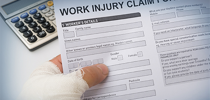 Work Injury Claim form and calculator